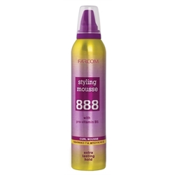 Εικόνα της 888 Styling Mousse – Extra Lasting Hold Τέλειες Μπούκλες 250 ml