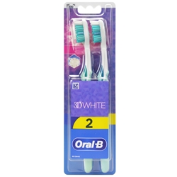 Εικόνα της Oral-B 123 Oδοντόβουρτσα Comlete Clean 3D White Mέτρια 2 Tεμαχίων